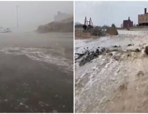 8847348384734343 14 645x500 1 300x233 - شاهد بالفيديو والصور ..أمطار غزيرة وسيول كبيرة تضرب مناطق من السعودية