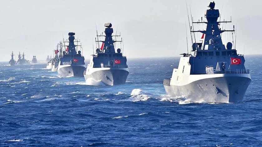 تركية - السفن الحربية التركية على أتم الاستعداد للرد ... بعد الاعتداء على سفينة تجارية
