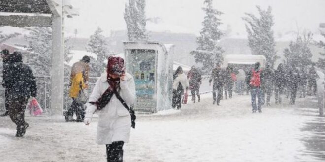 660x330 - حالة الطقس وخريطة توزع الثلوج ليوم غد الاثنين في تركيا 18/01/2021