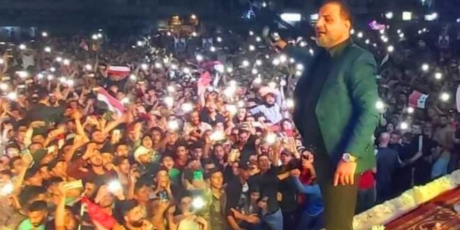 mmaqal 95 750x375 1 660x330 - مطرب موالي أراد التطبيل لبشار الأسد خلال حفل في حمص فانتهى به الأمر في المشفى وسرقة سيارته (فيديو)