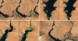 Screenshot 1 19 310x165 - بعد صور فضائية تظهر انخفاضاً جديداً في منسوب مياه الفرات .. تحذيرات من جفاف خطير و مرعب في سوريا و من التبعات التي ستليه