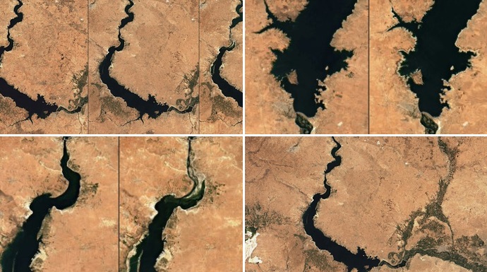 Screenshot 1 19 - بعد صور فضائية تظهر انخفاضاً جديداً في منسوب مياه الفرات .. تحذيرات من جفاف خطير و مرعب في سوريا و من التبعات التي ستليه