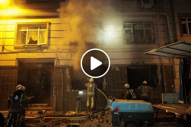 161120222207411456101 1 - عاجل : شاهد انفجار يهز مبنى في اسطنبول وعدد كبير من الاصابات (فيديو)