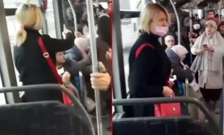 شاهد بالفيديو شجار كبير بين سيدة عـ.ـربـ.ـية شجاعة وأخرى تركية داخل ميترو باص لسبب صادم في تركيا metrobuste edilen telefonumu caldin kavgasi 15600881 2982 amp 780x470 - شاهد بالفيديو شجار كبير بين سيدة عـ.ـربـ.ـية شجاعة وأخرى تركية داخل ميترو باص لسبب صادم في تركيا