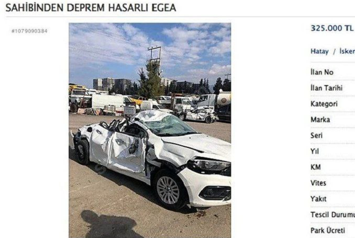 عرض سيارته المتضررة من الزلزال للبيع وعلق بجملة أثارت تفاعل كبير جدا على السوشيال ميديا 700x470 - عرض سيارته المتضررة من الزلزال للبيع وعلق بجملة أثارت تفاعل كبير جدا على السوشيال ميديا