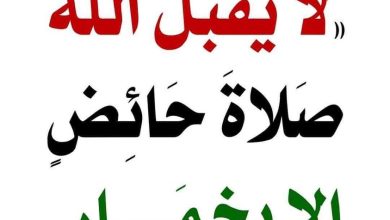 382734164 337296482193979 502373497982836088 n 390x220 - شرح حديث “لا يقبل الله صلاة حائض إلا بخمار ”